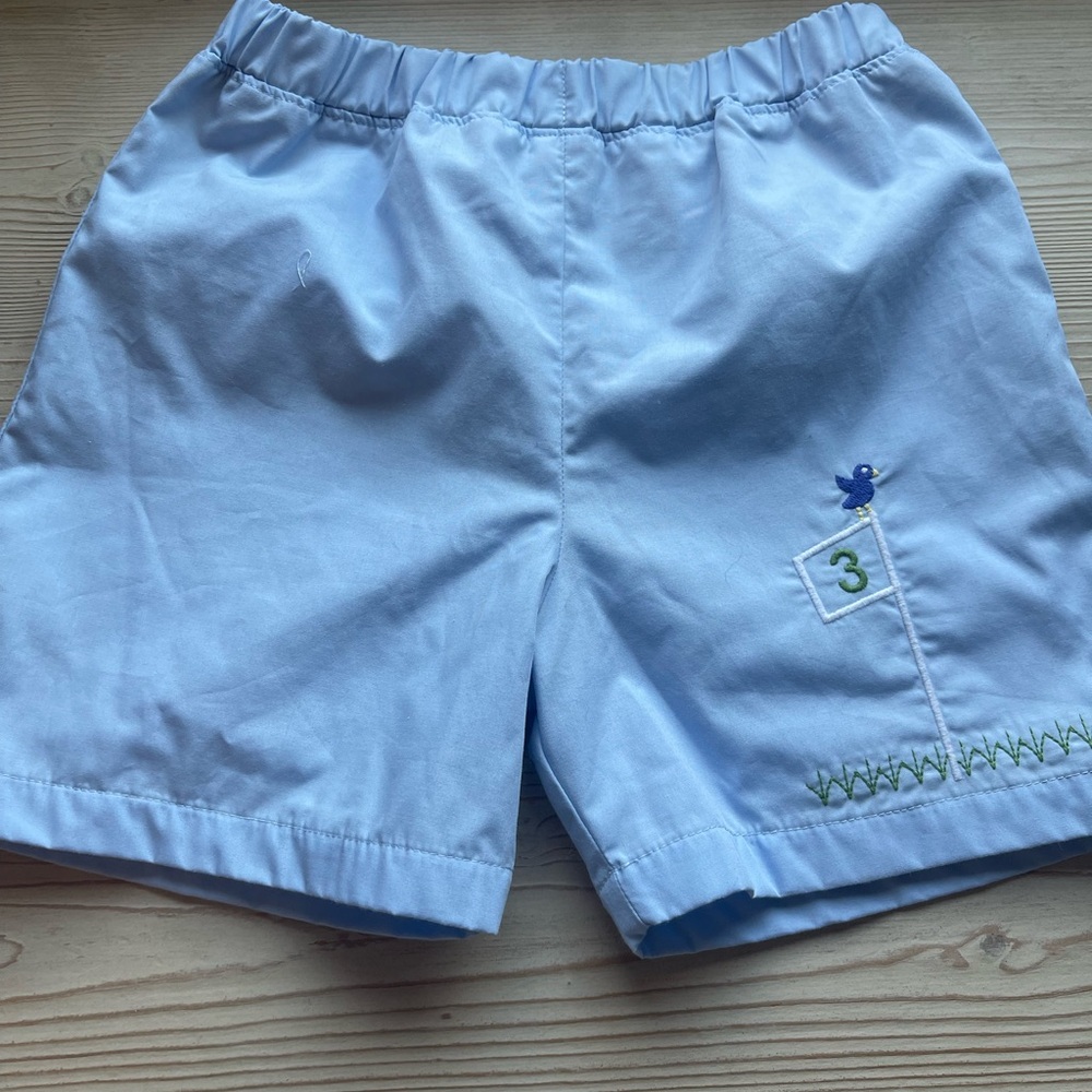 The Beaufort Bonnet Company Boys Shelton Shorts Size 6 (Golf Flag Birdie)